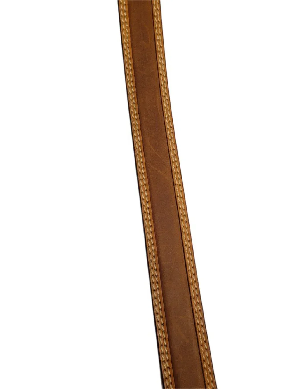 Tony Lama Double Stitch Leather Belt 1 3/8